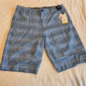 Rip Curl All Time Cargo Board Shorts Size 32 Swim Trunks Blue Surfing Beach New